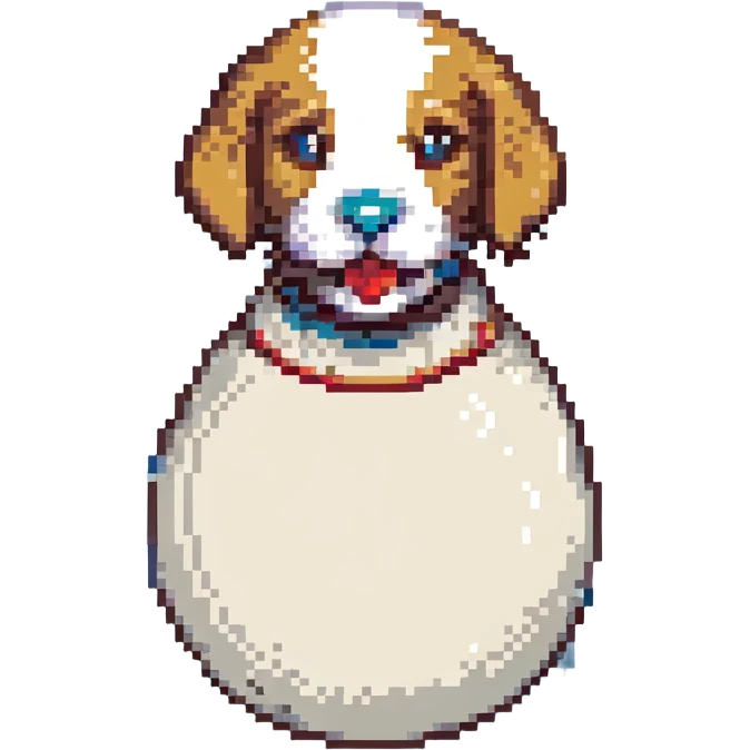 bowling skittle with puppy head on top emoji