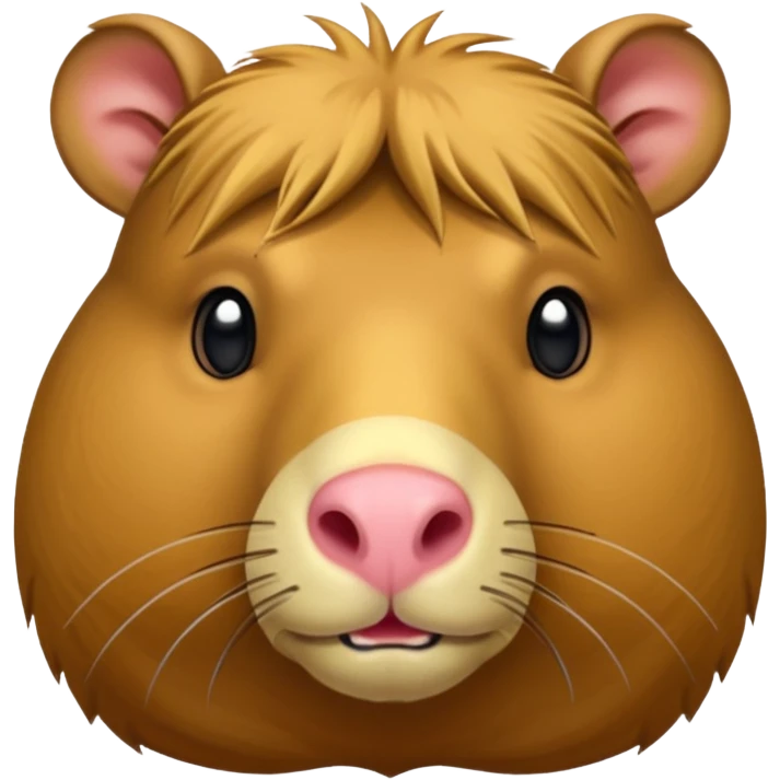 uma moeda de capybara muito fofinha emoji