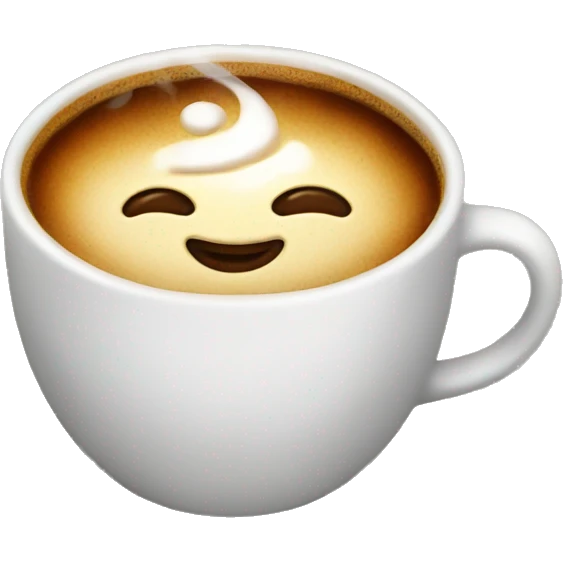 Christmas coffee emoji