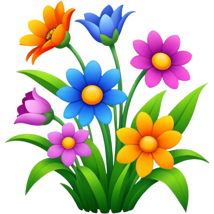 Spring flowers emoji