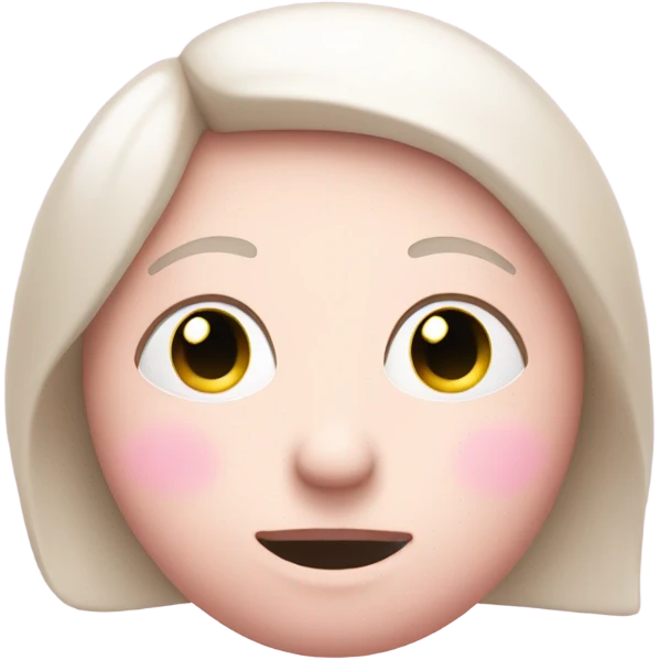 pastel pink calm emoji face  emoji