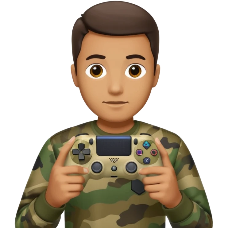homme-avec-manette-ps4-camouflage emoji