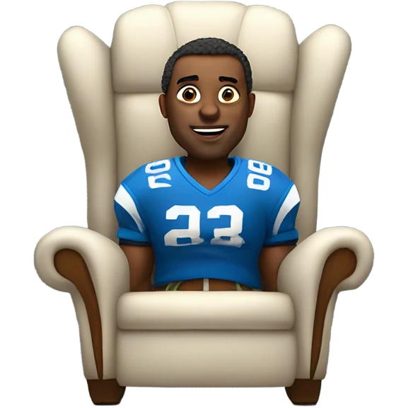 Lord Farquad watching football emoji