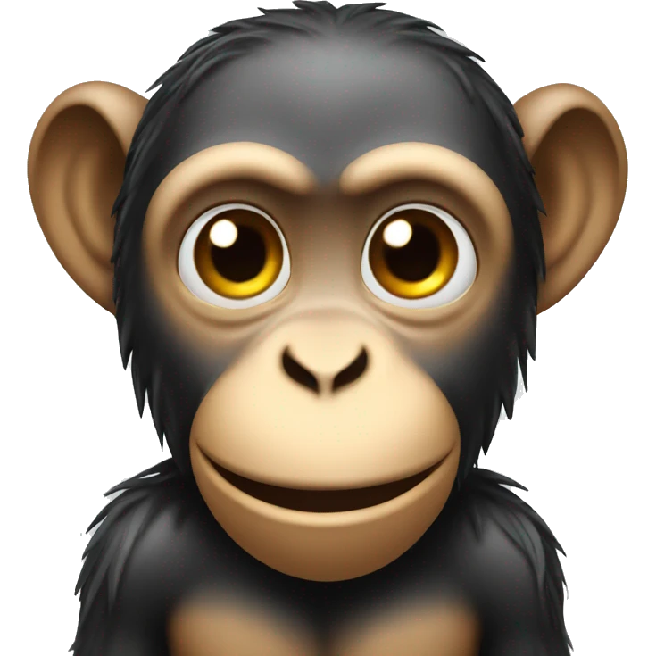 monkey with water drops on face emoji
