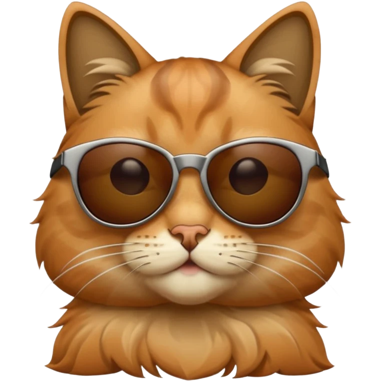 Cat wearing sunglasses emoji