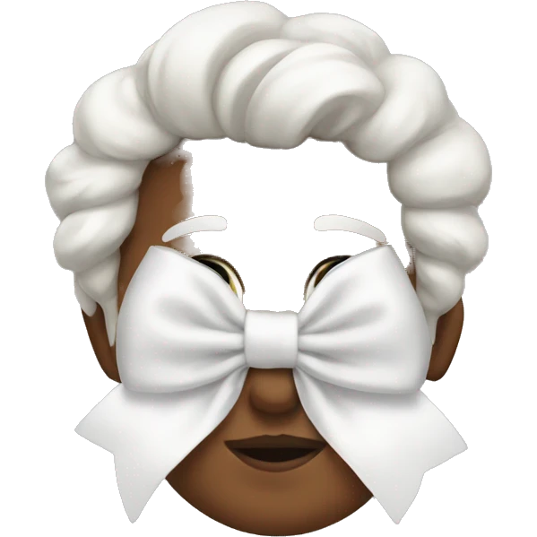 White bows emoji