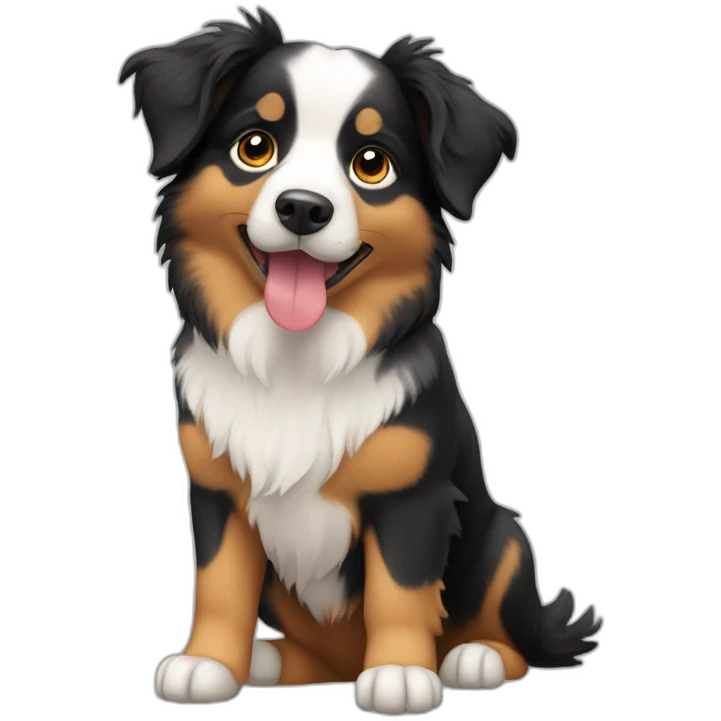 Miniature American Shepherd dog emoji