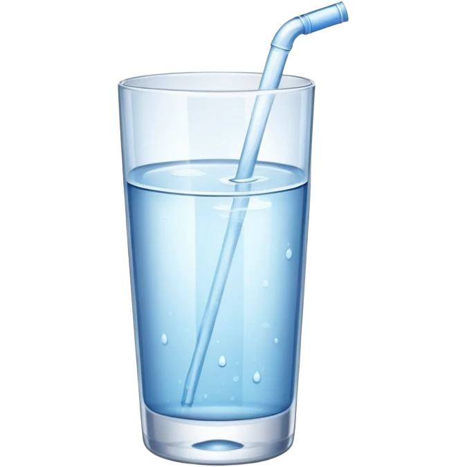 Water in a glass emoji