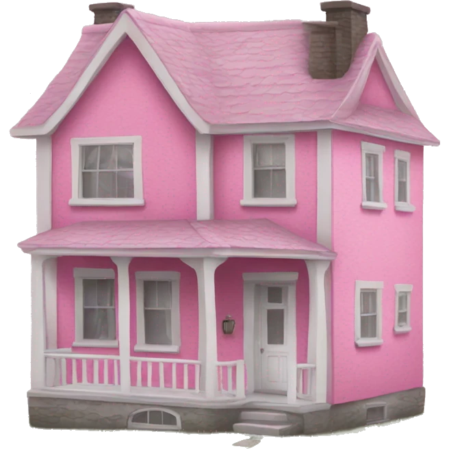 pink house more simple emoji