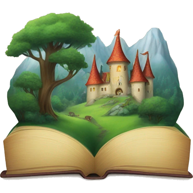 book with fairytales emoji