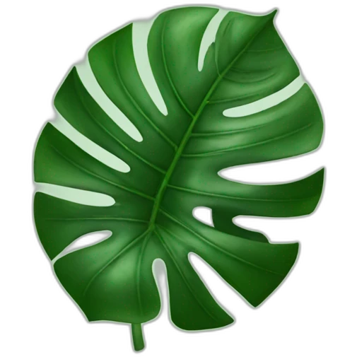 Monstera emoji