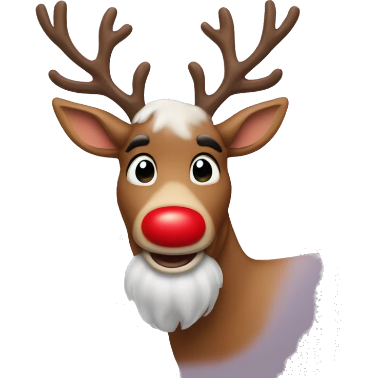 Red Nosed Reindeer emoji