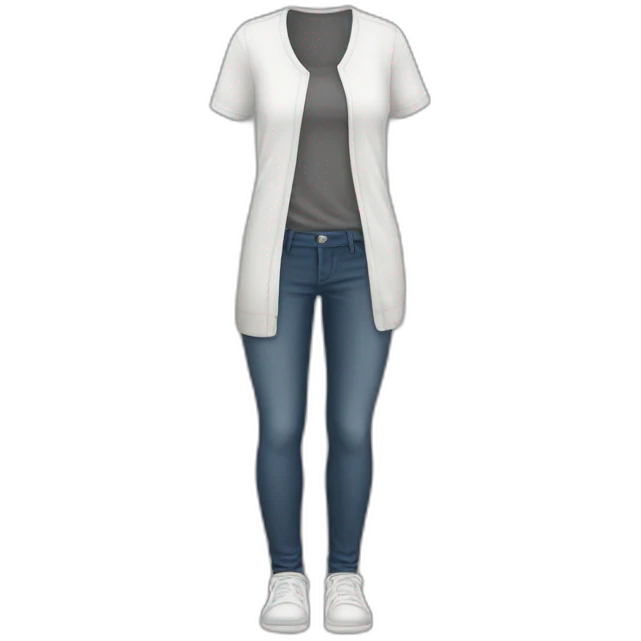 Women lower body durchsichtig clothes emoji