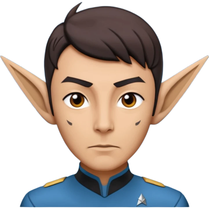 Star trek starfleet vulcan emoji