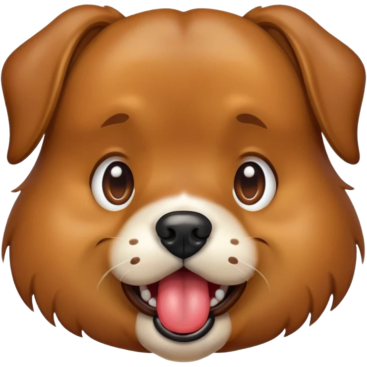 Dog drooling emoji
