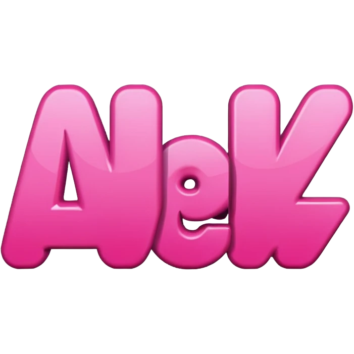 pink afterpay word emoji