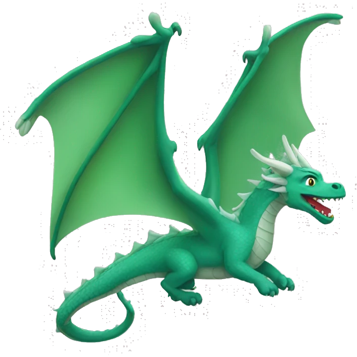 Flying dragon emoji