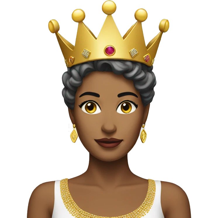 Modelo queen emoji