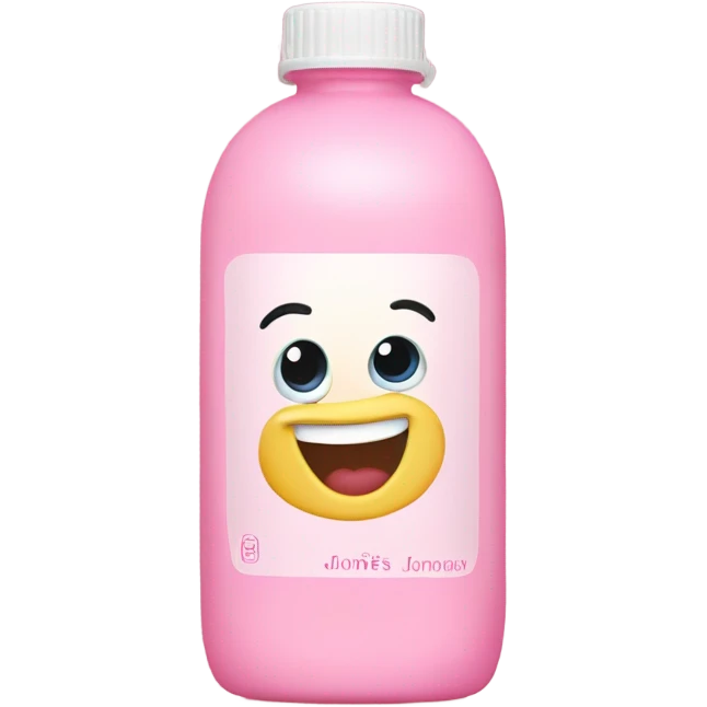 JOHNSON'S Baby oil pink bottle emoji