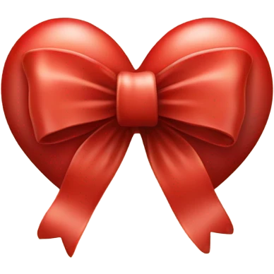 Heart with bow emoji