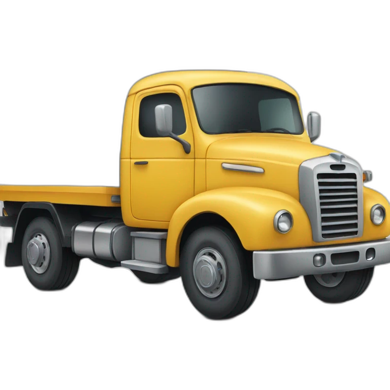 Camion sur voiture emoji