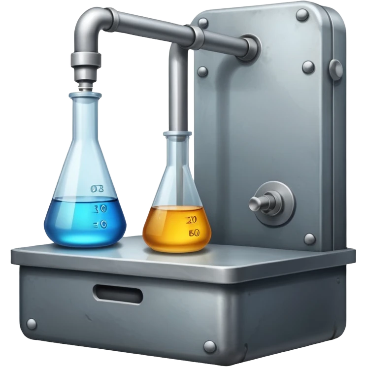 Secretive lab in a deserted place emoji