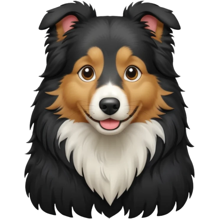 All Black collie  emoji