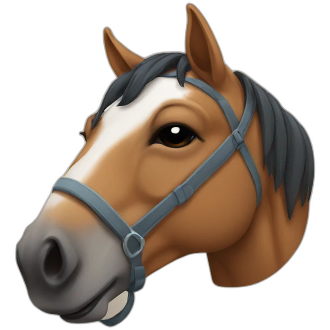 horse sleep emoji