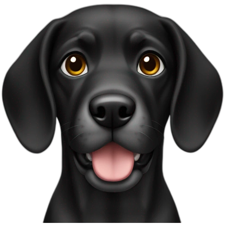 dog black emoji