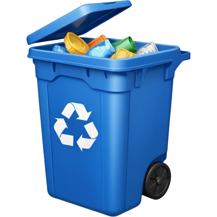 recyclage poubelle  emoji