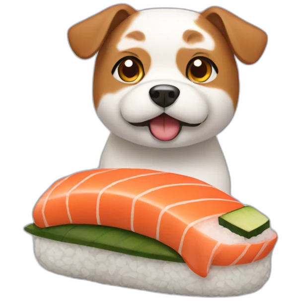 Sushi dog emoji