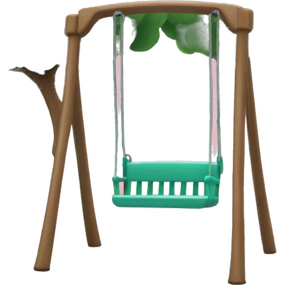 a swing from a childrens playpark emoji