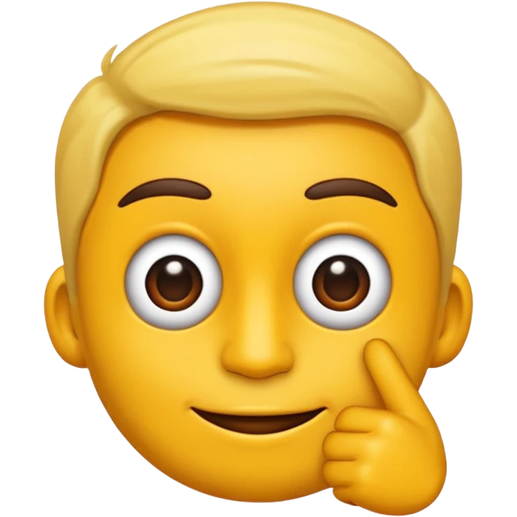 Emoji amarelinho pequenininho punho cruzado emoji