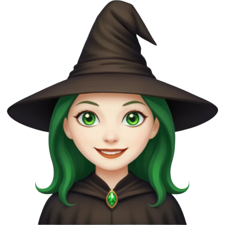Witch smile emoji