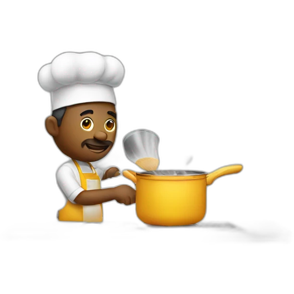 designer chief cooking emoji