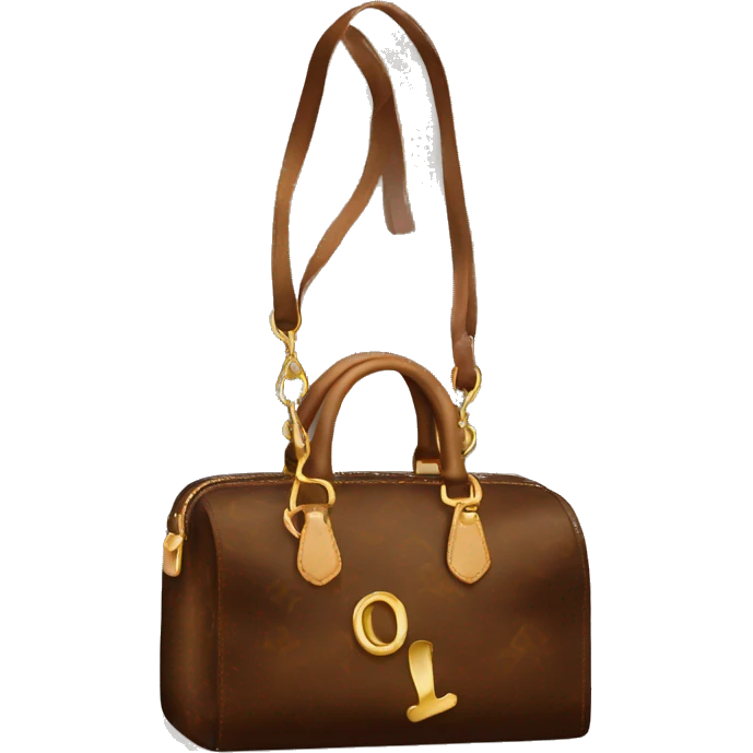 brown LV bag emoji