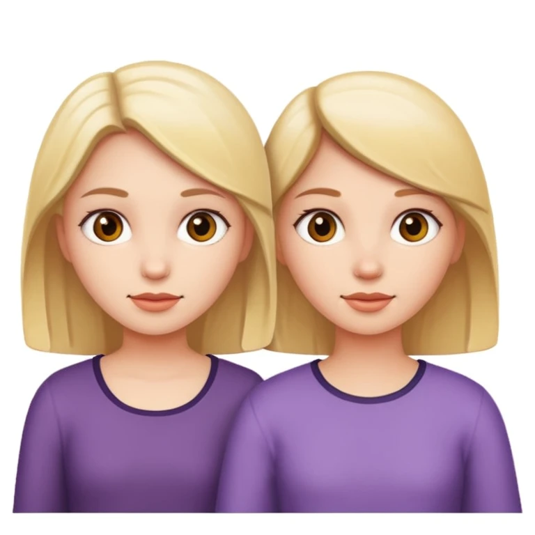 Two girls  emoji