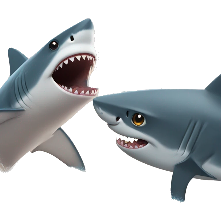 Shark watching TikToks emoji