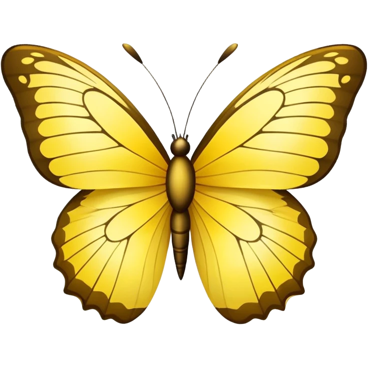Yellow butterfly  emoji