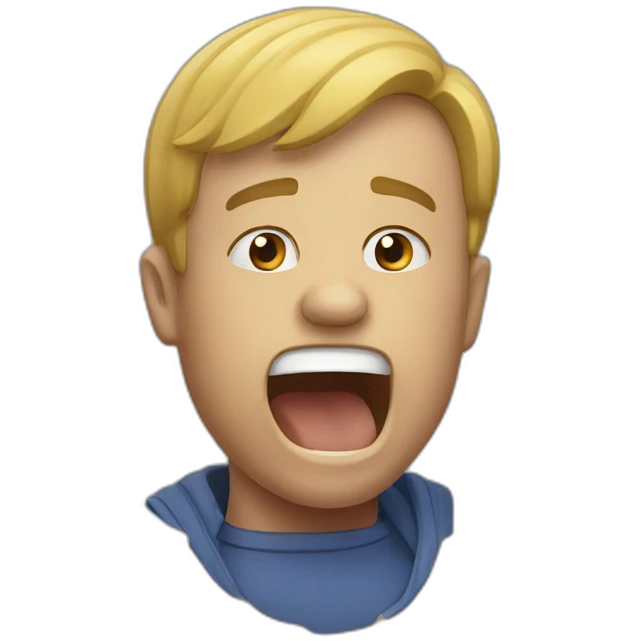 Choking man emoji