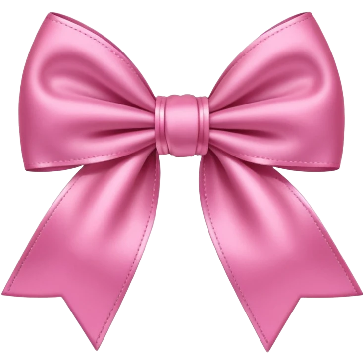 pretty pink bow emoji