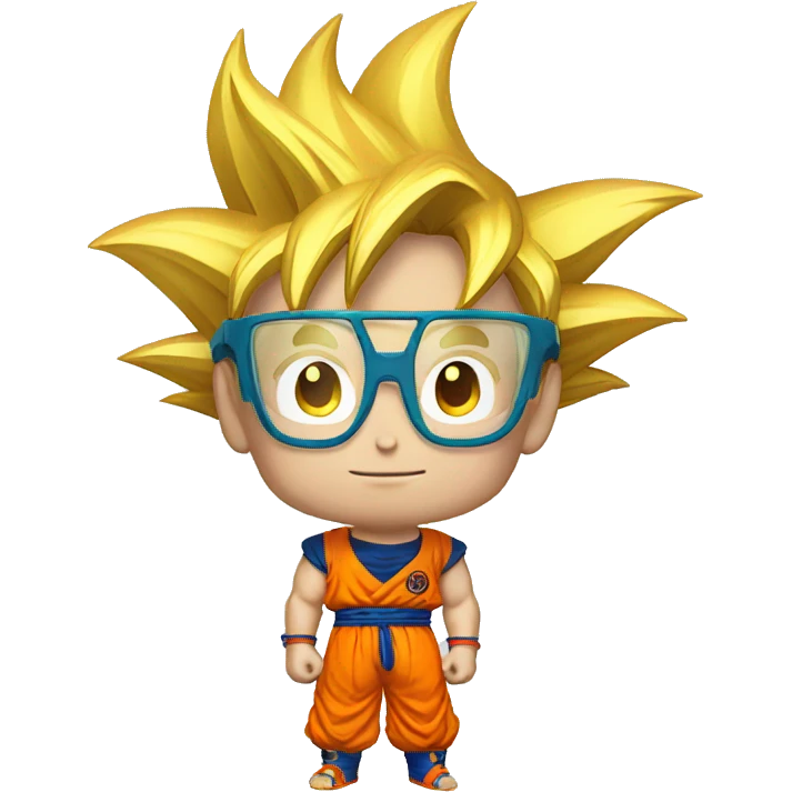 goku with glass emoji