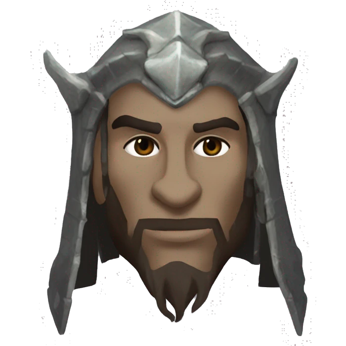 Skyrim Dragonborn Giga Chad emoji