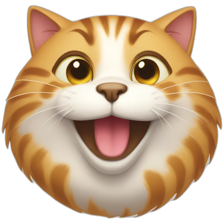 Happy cat emoji