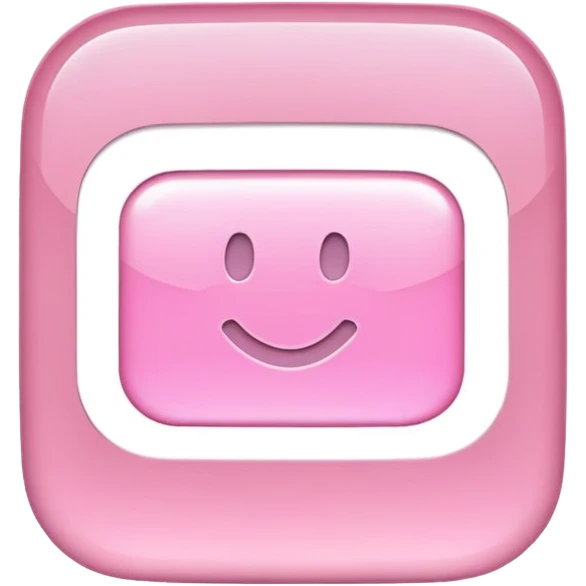 Light pink text messages emoji