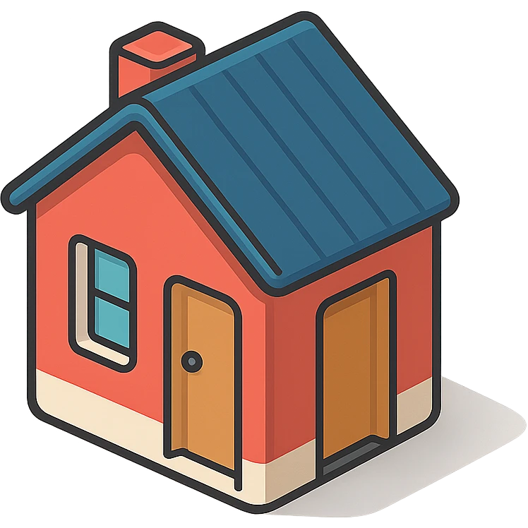 A simple house icon emoji