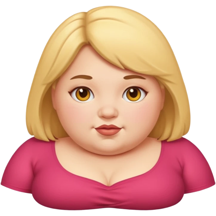 Fat girl emoji