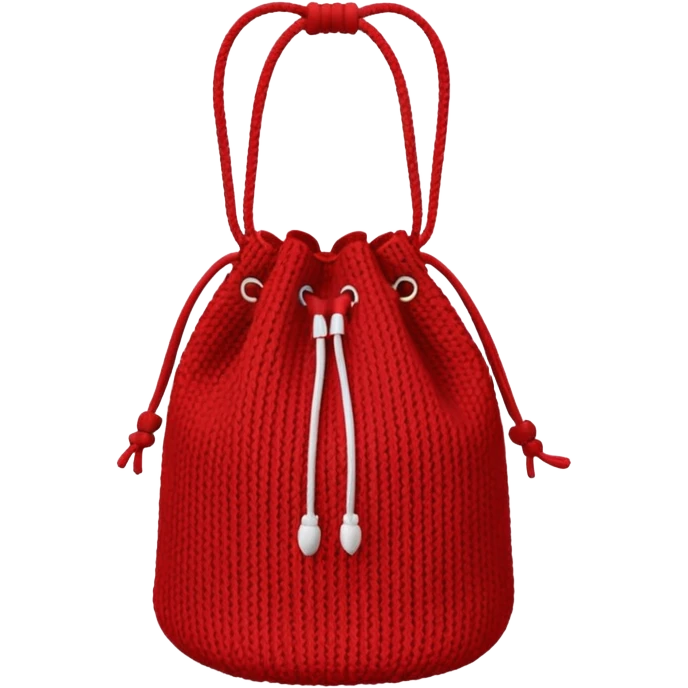 red Knitted Bag emoji