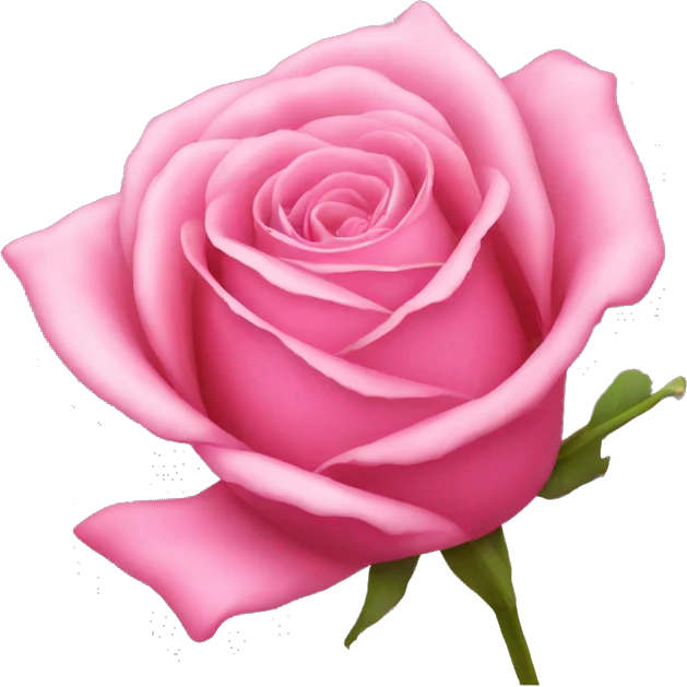 pink rose emoji