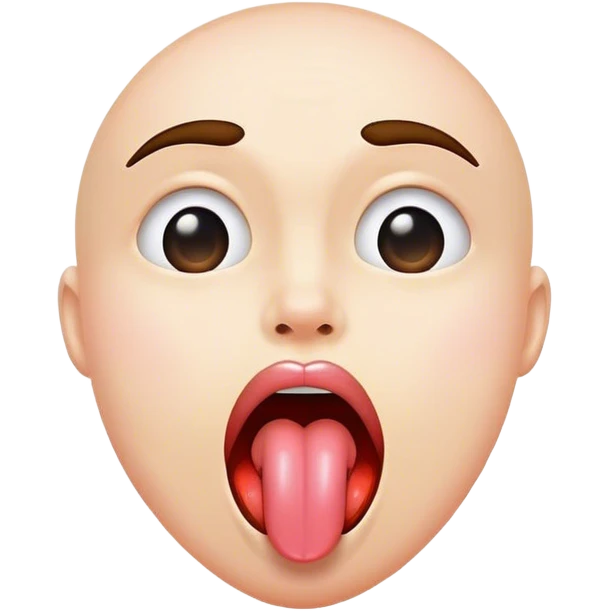 sticking tongue out emoji